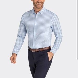 Mizzen + Main Striped Longsleeve collared shirt